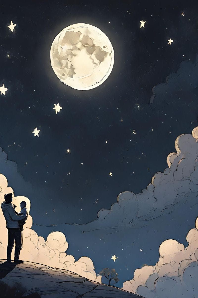 Searching For The Moon With My World In My&nbsp;Arms